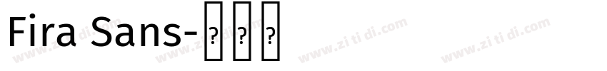 Fira Sans字体转换